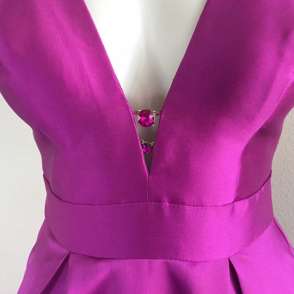 Magenta Ball Gown - Picture 4 of 8